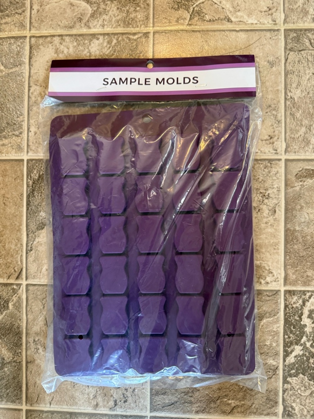 Scentsy Purple Silicone Multi-Cavity Mold Tray
